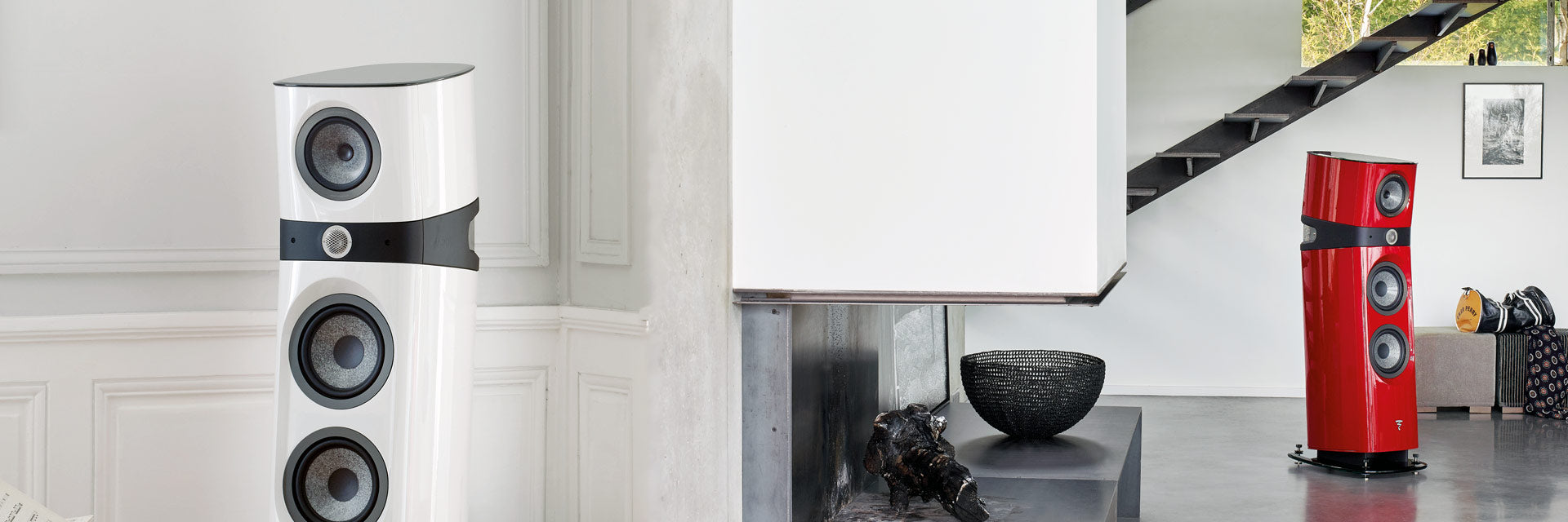 Enceintes Colonne SYSTEMDEK SYSTYM 939 – Occasion, Bon état, Connectique Banana