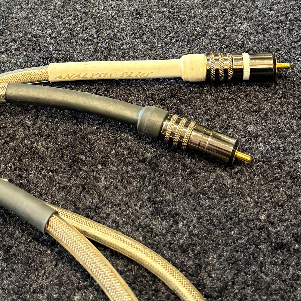 Analysis Plus Silver Oval RCA Interconnect, Pre-Owned