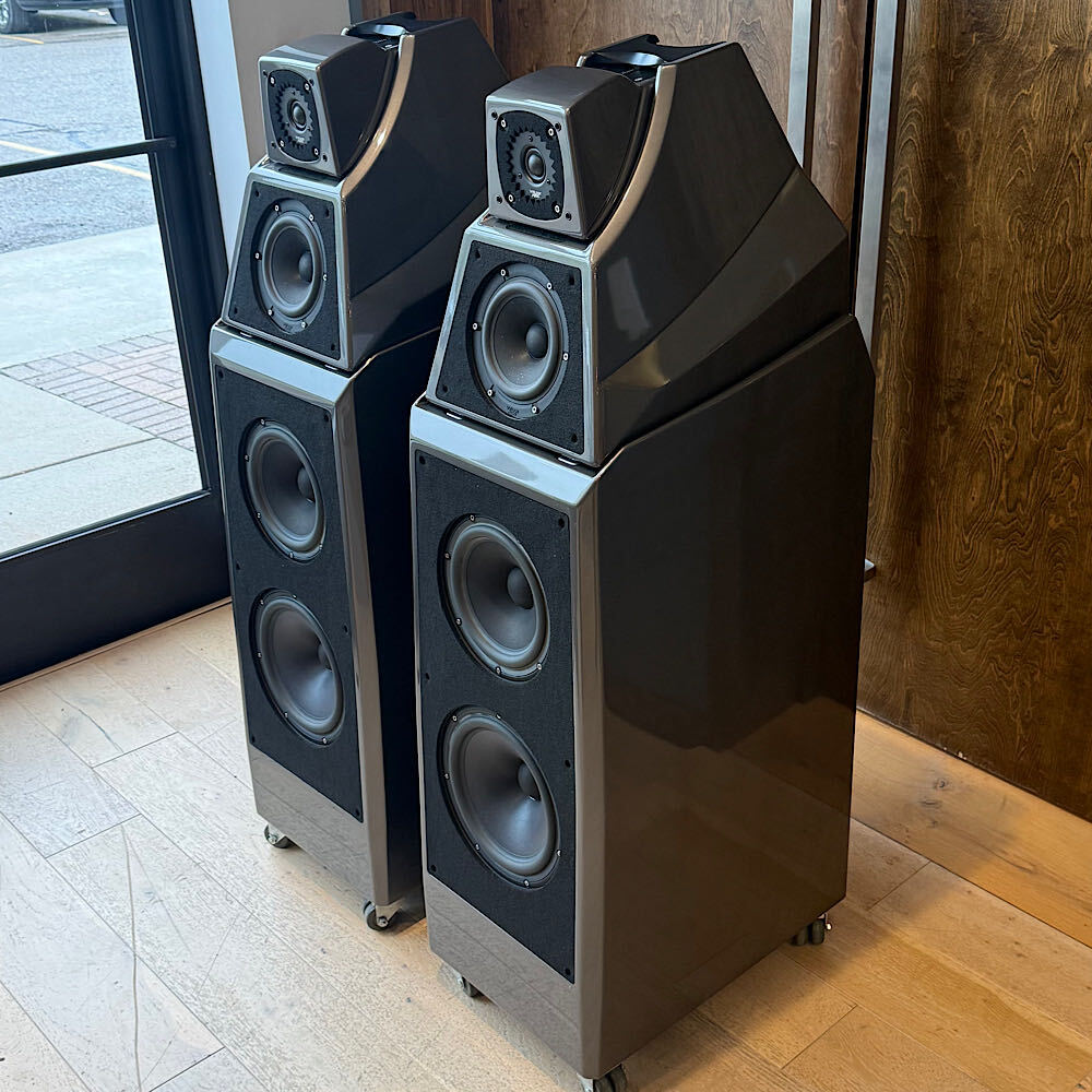 Wilson Audio Alexia 2 Certified Authentic Field Recertified speakers, Dark Titanium, Pre-Owned