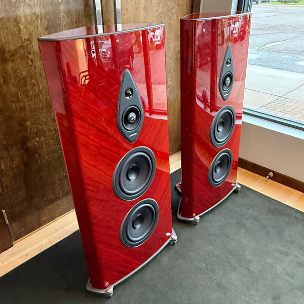 Sonus Faber Stradivari G2 Speakers, Red, Pre-Owned