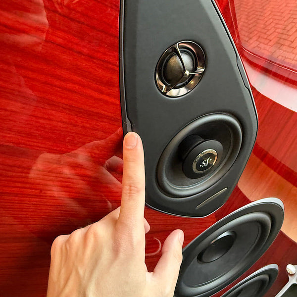 Sonus Faber Stradivari G2 Speakers, Red, Pre-Owned