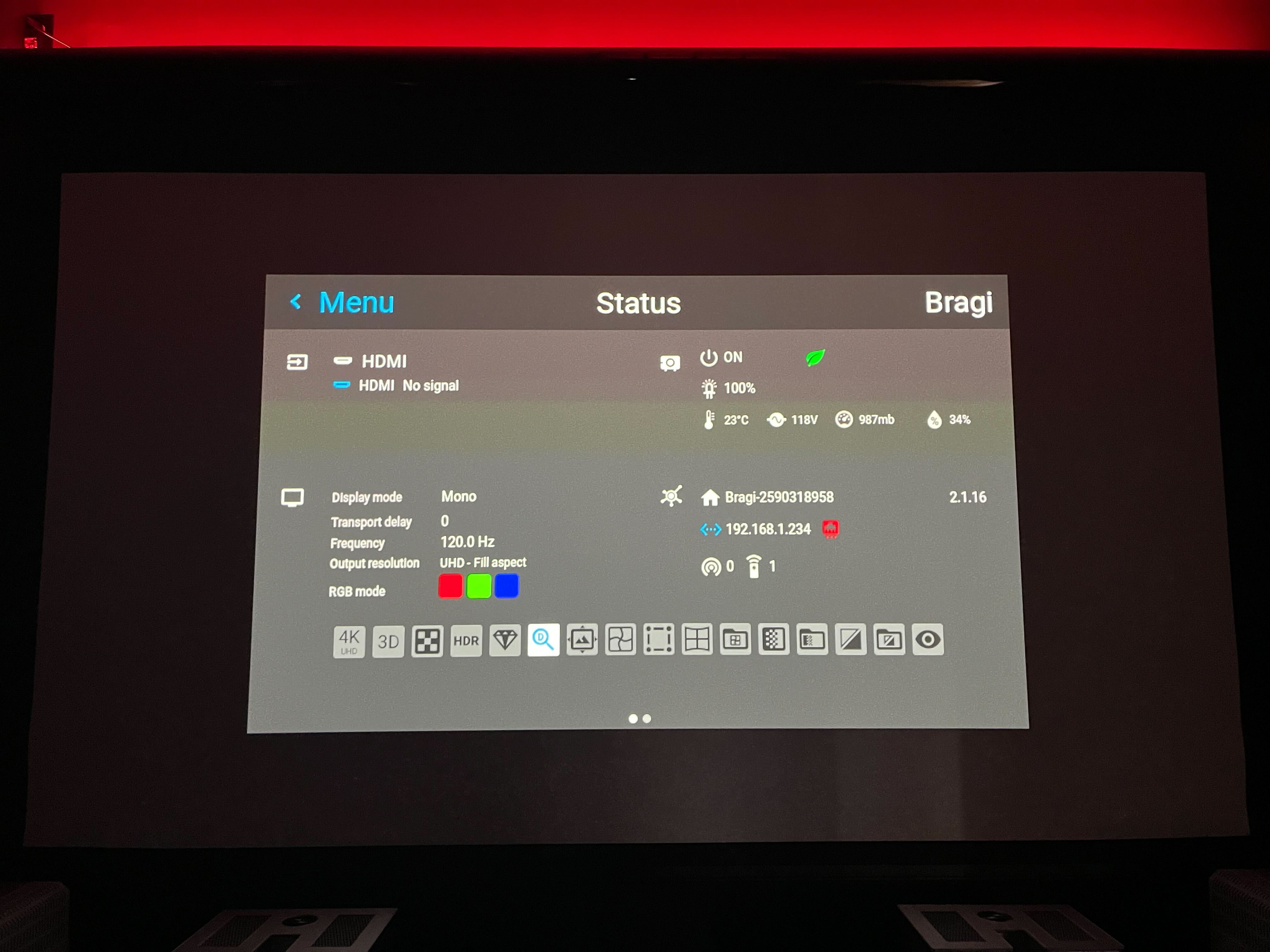 Barco Bragi 4K UHD Projector, Demo
