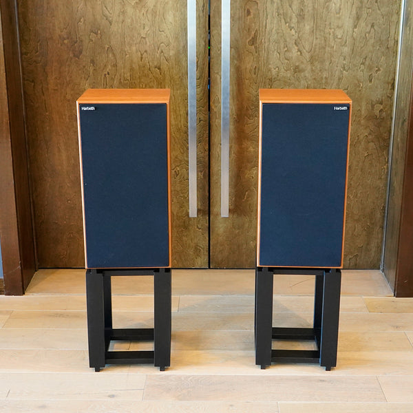 Harbeth Super HL5 Speakers with Stands, Pre-Owned