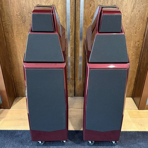 Wilson Audio Certified Authentic Pre-Owned Alexia 1 Floorstanding Speakers, Carmen Red