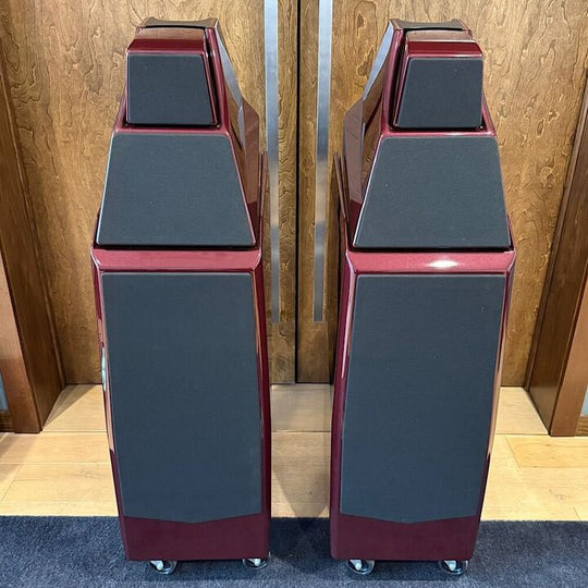 Wilson Audio Certified Authentic Pre-Owned Alexia 1 Floorstanding Speakers, Carmen Red