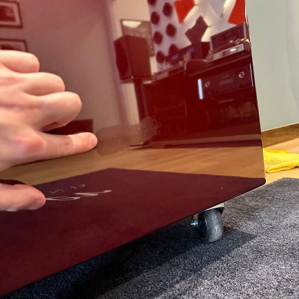 Wilson Audio Certified Authentic Pre-Owned Alexia 1 Floorstanding Speakers, Carmen Red