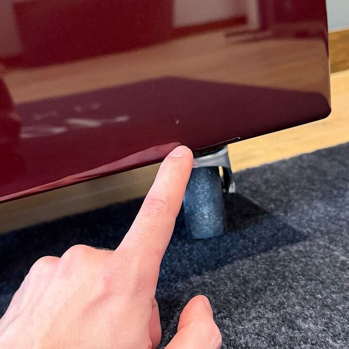 Wilson Audio Certified Authentic Pre-Owned Alexia 1 Floorstanding Speakers, Carmen Red