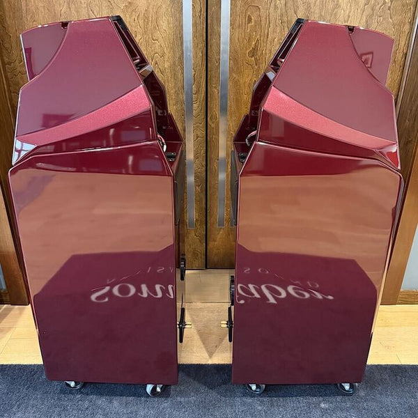 Wilson Audio Certified Authentic Pre-Owned Alexia 1 Floorstanding Speakers, Carmen Red