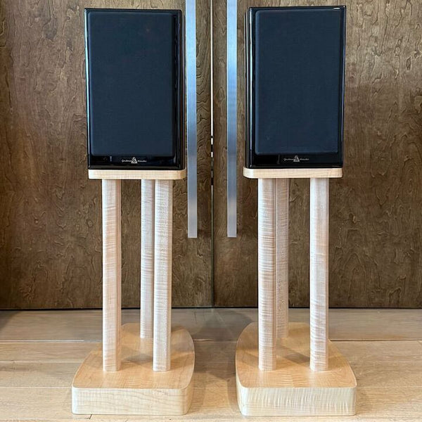 Gershman Studio II Speakers w/ Stands, Gloss Black, Pre-Owned
