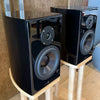 Gershman Studio II Speakers w/ Stands, Gloss Black, Pre-Owned