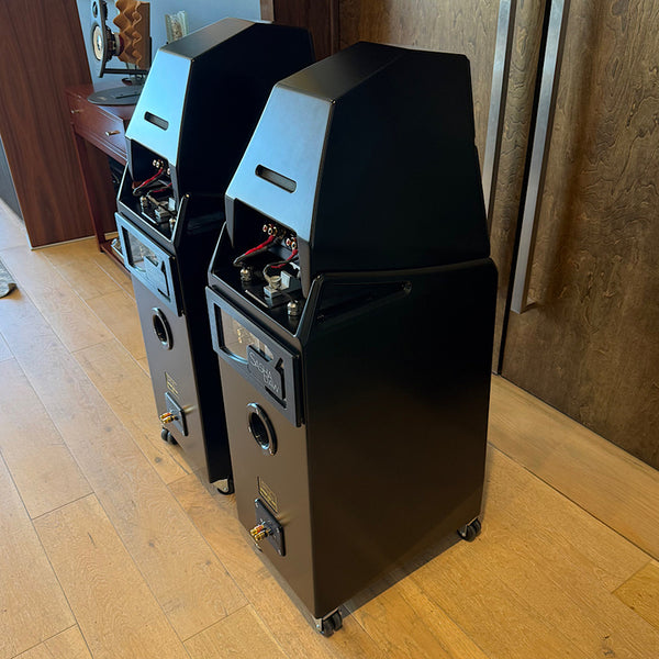 Wilson Audio Certified Authentic Field Recertified Sasha DAW Floorstanding Speakers with Acoustic Diodes, Satin Diamond Black, Pre-Owned
