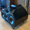 Wilson Audio Certified Authentic Field Recertified Mezzo CS Center Speaker, Satin Diamond Black with Hourglass Stand, Pre-Owned