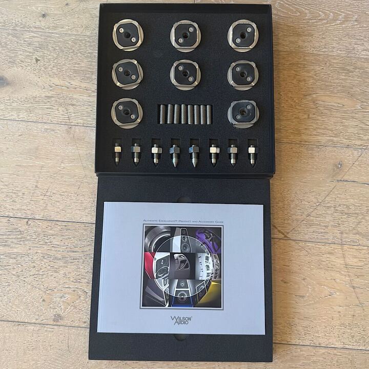 Wilson Audio Certified Authentic Field Recertified Sasha DAW Floorstanding Speakers with Acoustic Diodes, Satin Diamond Black, Pre-Owned