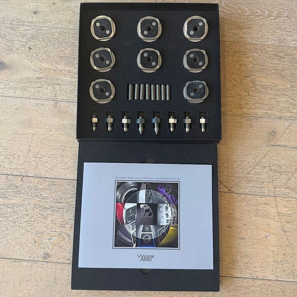 Wilson Audio Certified Authentic Field Recertified Sasha DAW Floorstanding Speakers with Acoustic Diodes, Satin Diamond Black, Pre-Owned