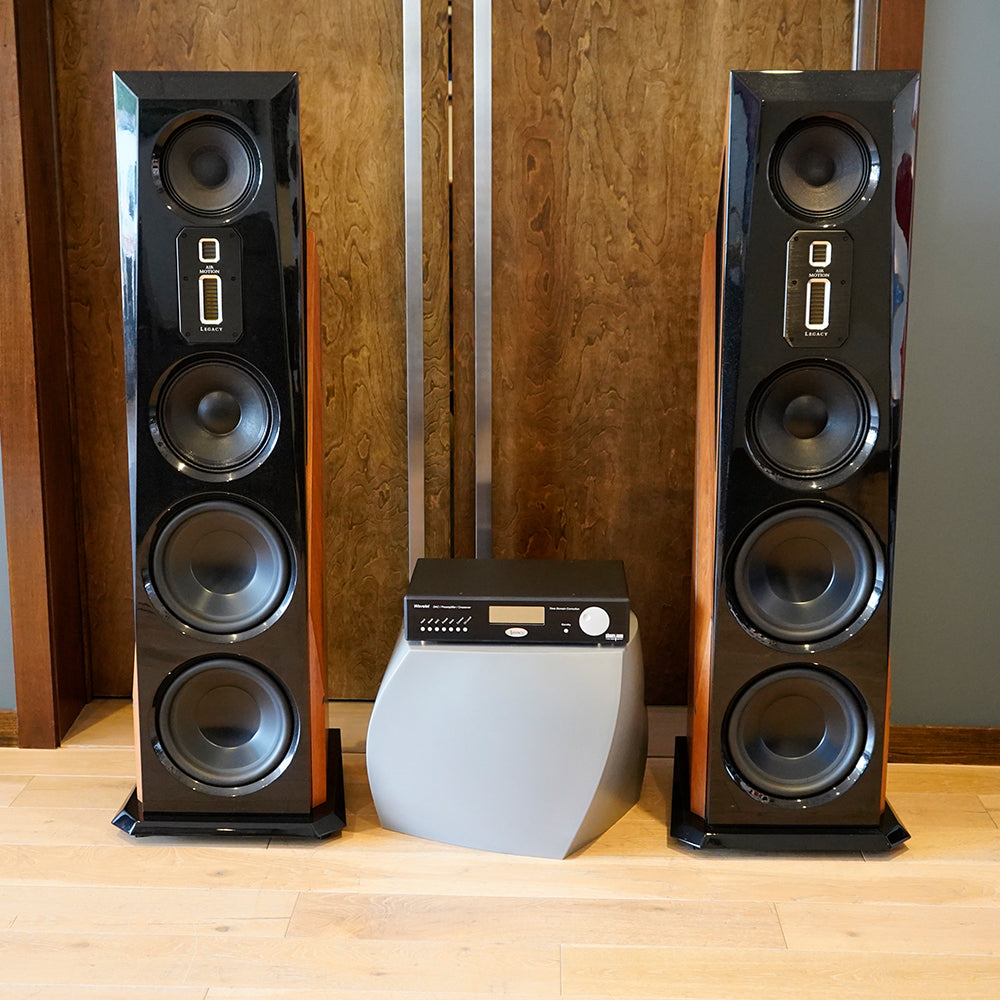 Legacy Audio Aeris XD Floorstanding Speakers, Custom, Walnut, Pre-Owned