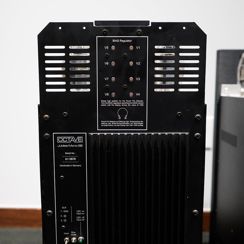 Octave Jubilee Mono SE Amplifiers, Black/Slate, Pre-Owned