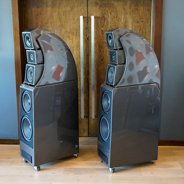 Wilson Audio Certified Authentic Pre-Owned Field Recertified Alexx Floorstanding Speakers, Dark Titanium