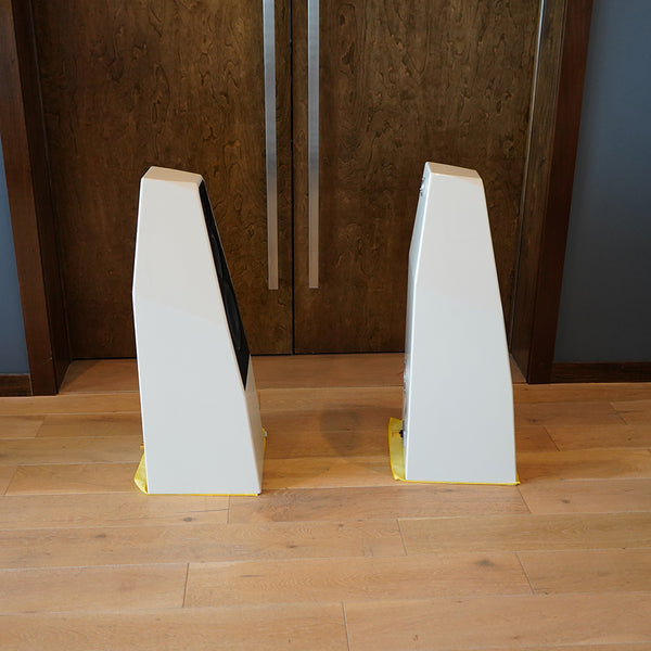 Wilson Audio Certified Authentic Pre-Owned Field Recertified Sabrina Floorstanding Speakers, Ivory