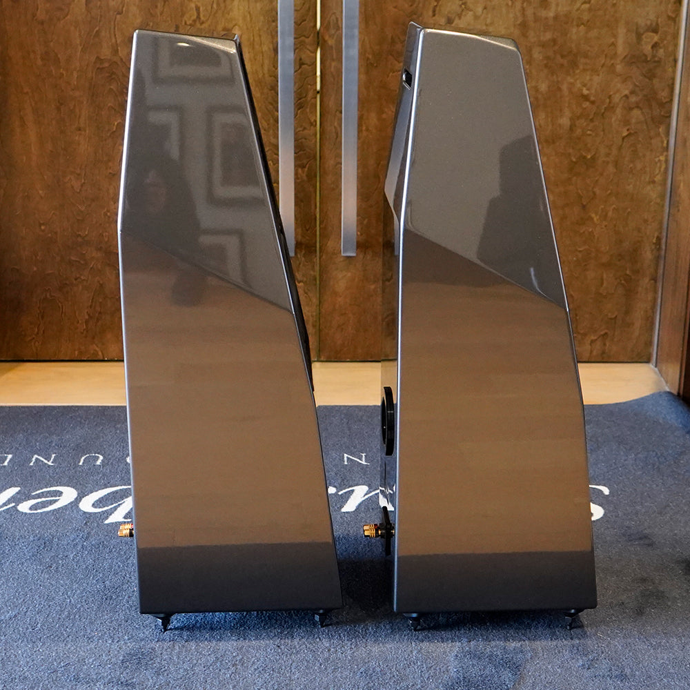 Wilson Audio Certified Authentic Never Titled SabrinaX Floorstanding Speakers, Galaxy Gray