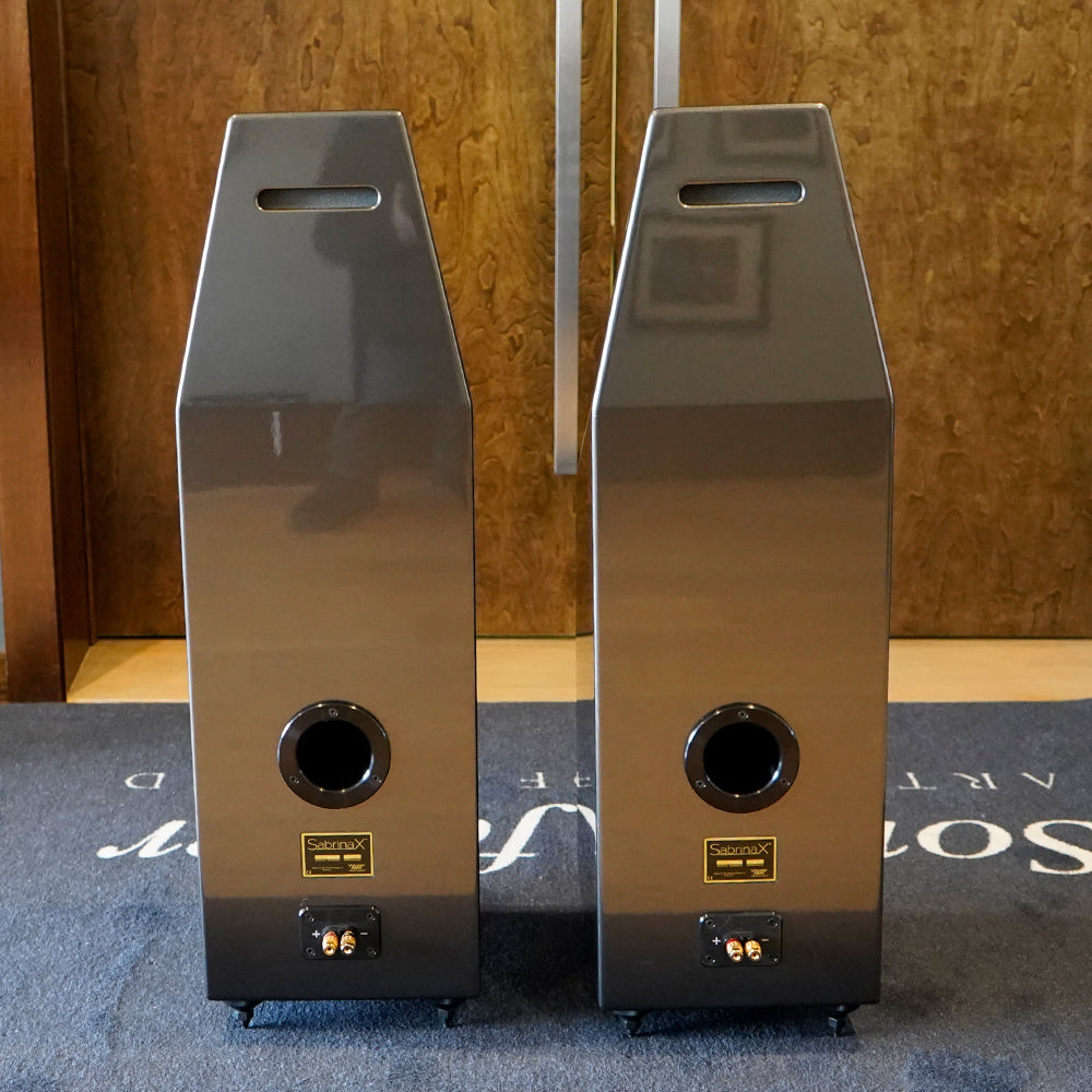 Wilson Audio Certified Authentic Never Titled SabrinaX Floorstanding Speakers, Galaxy Gray