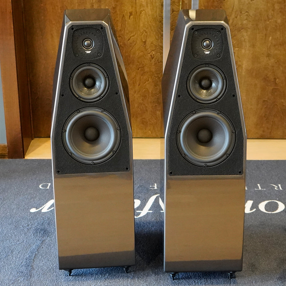 Wilson Audio Certified Authentic Never Titled SabrinaX Floorstanding Speakers, Galaxy Gray