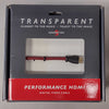 Transparent GEN 5 Performance HDMI Cable, Various Lengths Available