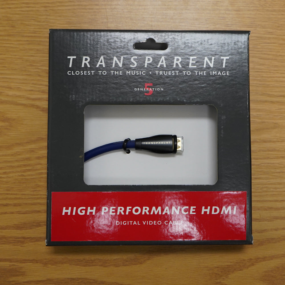 Transparent Gen5 High Performance HDMI Cable, 2M