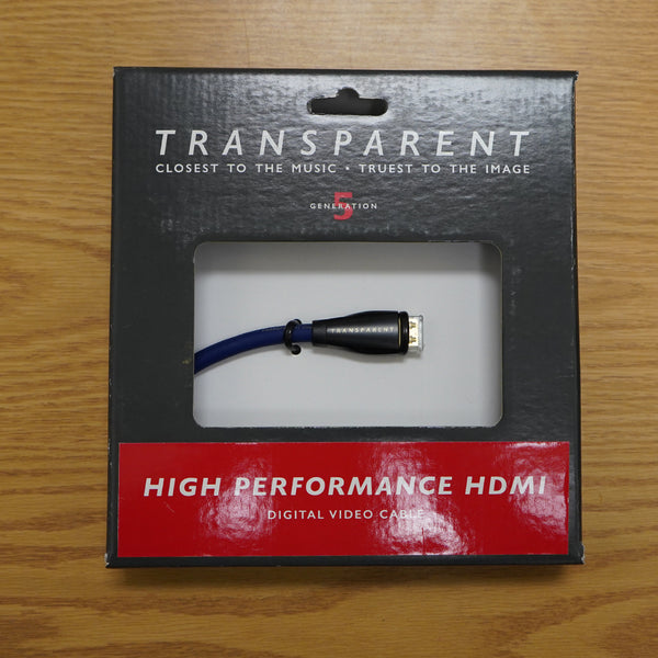 Transparent Gen5 High Performance HDMI Cable, 2M